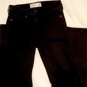 Abercrombie and Fitch Black Skinny Jeans